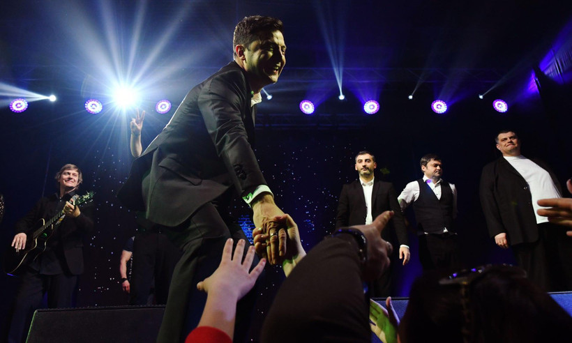 Diễn viên hài Volodymyr Zelenskiy. (Nguồn: AFP/Getty Images)