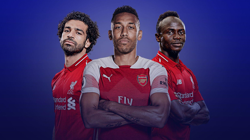 Salah, Mane và Aubameyang chia nhau danh hiệu Vua phá lưới