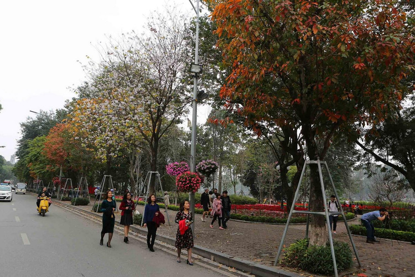 Khu vực Hà Nội nhiều mây, ngày có mưa, mưa rào và có nơi có dông. (Ảnh minh họa: Thành Đạt/TTXVN)