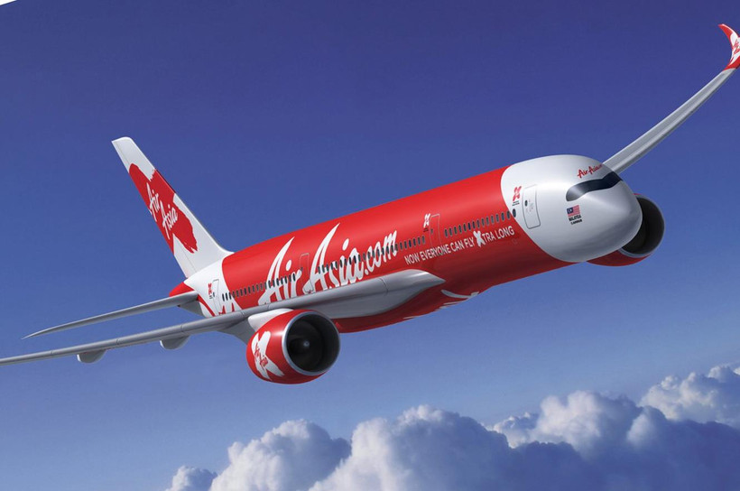 Máy bay của hãng hàng không AirAsia.