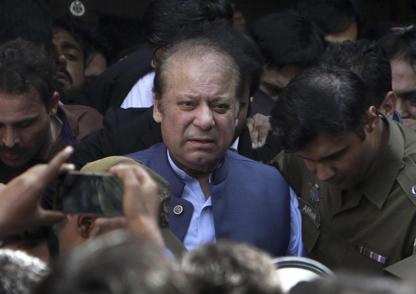 Cựu Thủ tướng Pakistan Nawaz Sharif. (Nguồn: AFP)