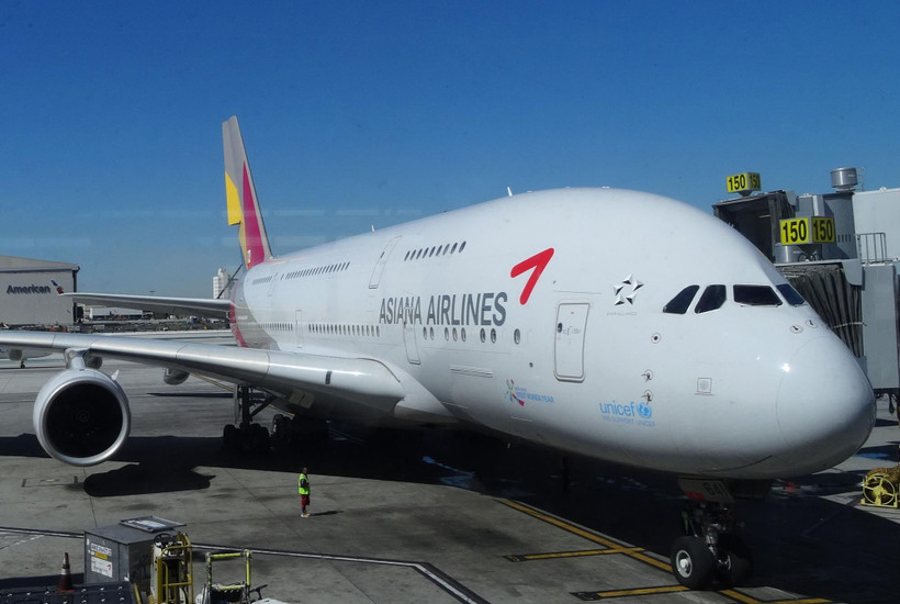 Máy bay của hãng Asiana Airlines. (Nguồn: Bloomberg)