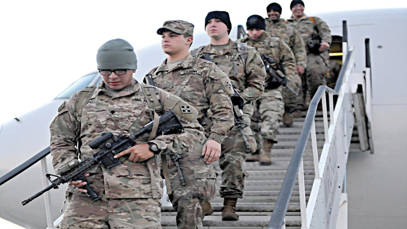 Lực lượng binh sỹ Mỹ. (Nguồn: 