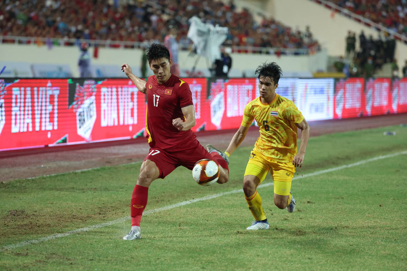 U22 Việt Nam đã đánh bại U22 Thái Lan để giành huy chương vàng SEA Games 31. (Ảnh: Hải An/Vietnam+) 