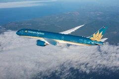 Vietnam Airlines là Hãng hàng không Việt Nam đầu tiên sử dụng nhiên liệu bền vững trên toàn bộ chuyến bay từ châu Âu. (Ảnh: PV/Vietnam+)