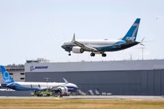 Dòng máy bay Boeing 737MAX và 777 của Tập đoàn Boeing sản xuất. (Ảnh: AFP/TTXVN)