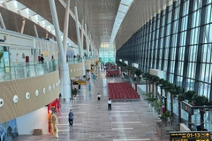 Nhà ga T3-Cảng hàng không Quốc tế Tân Sơn Nhất mới được khánh thành và đưa vào khai thác từ ngày 19/4 vừa qua. (Ảnh: PV/Vietnam+)