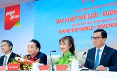 Đại hội đồng cổ đông thường niên 2026 của Vietjet. (Ảnh: PV/Vietnam+)