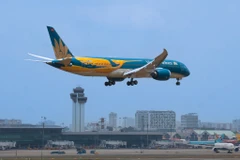 Vietnam Airlines báo lãi năm 2025 cao nhất lịch sử. (Ảnh: PV/Vietnam+)