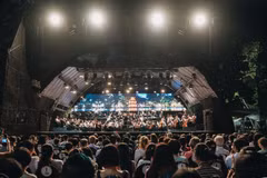 Vietnam Airlines Classic-Hanoi Concert 2019 được tổ chức tại không gian mở ngoài trời. (Ảnh: PV/Vietnam+)