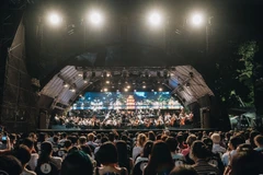 Vietnam Airlines Classic-Hanoi Concert 2019 được tổ chức tại không gian mở ngoài trời. (Ảnh: PV/Vietnam+)