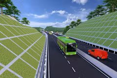 Phối cảnh một dự án đường bộ cao tốc. (Ảnh: PV/Vietnam+)