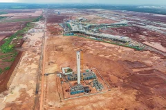 Tháp không lưu Sân bay Long Thành đang được Tổng công ty Quản lý bay gấp rút thi công để hoàn thành vào cuối năm nay. (Ảnh: PV/Vietnam+)