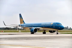 Máy bay Airbus của Hãng hàng không Vietnam Airlines. (Ảnh: PV/Vietnam+)