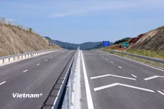 Hai tuyến cao tốc qua địa bàn tỉnh Gia Lai và Đắk Lắk sẽ được thông xe toàn tuyến từ 22h tối nay. (Ảnh: Khánh Hùng/Vietnam+)