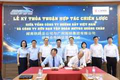 Đường sắt Việt Nam hợp tác chiến lược quản lý, vận hành Metro Quảng Châu. (Ảnh: PV/Vietnam+)