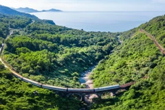 Đường sắt sắp chạy đôi tàu khách hàng ngày giữa Đồng Hới-Đông Hà. (Ảnh: PV/Vietnam+)