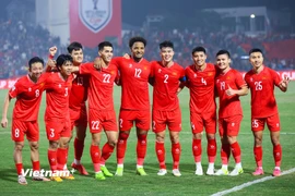 Đội tuyển Việt Nam chỉ còn cách chức vô địch AFF Cup 2024 một trận đấu cuối cùng. (Ảnh: Hoài Nam/Vietnam+)