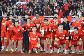 Chiến thắng 2-1 trước Công an Hà Nội ở trận đấu bù vòng 11 đưa Thể Công-Viettel lên vị trí đầu bảng sau giai đoạn lượt đi V-League 2024-2025.