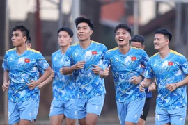 Đội tuyển U22 Việt Nam hướng đến mục tiêu thắng đậm ở trận ra quân SEA Games 33 gặp đối thủ Lào. (Ảnh: VFF)