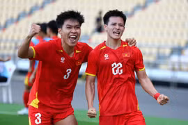 Đội tuyển U22 Việt Nam quyết tâm giành chiến thắng trước Thái Lan để mang về tấm huy chương Vàng SEA Games 33. (Ảnh: VFF)