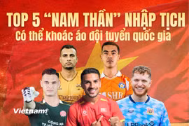 Top 5 'nam thần' nhập tịch có cơ hội khoác áo đội tuyển Việt Nam 