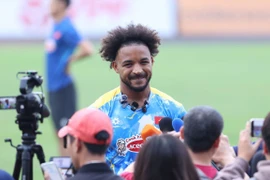 Tiền đạo Nguyễn Xuân Son tái xuất Đội tuyển Việt Nam sau gần một năm vắng bóng vì chấn thương. (Ảnh: VFF)