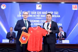 Thỏa thuận hợp tác hướng đến mục tiêu nâng cao chất lượng các Đội tuyển trẻ của Việt Nam. (Ảnh: VFF)
