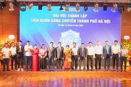 Ban chấp hành Liên đoàn Bóng chuyền thành phố Hà Nội nhiệm kỳ 2025-2030.