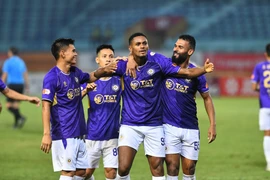 Hà Nội FC có chiến thắng 'giải khát' ở vòng 5 V-League 2025/26. (Ảnh: hanoifc)