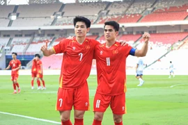 Đội tuyển U23 Việt Nam có lần thứ 3 liên tiếp vào chơi trận chung kết Giải U23 Đông Nam Á. (Ảnh: Nguyễn Huy)