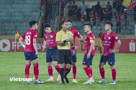 Liên đoàn bóng đá Việt Nam (VFF) chỉ đạo tăng cường công tác tổ chức các lượt trận cuối mùa giải 2024-2025, đặc biệt là công tác trọng tài. (Ảnh: Việt Anh/Vietnam+)