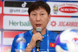 Huấn luyện viên trưởng Kim Sang-sik đặt mục tiêu giành chiến thắng trước Campuchia để có sự chuẩn bị tốt cho Vòng loại Asian Cup 2027. (Ảnh: VFF)