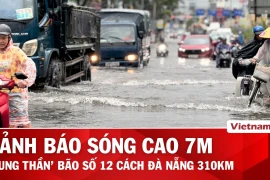 KHẨN: Cảnh báo sóng cao 7m, dự báo gió bão Fengshen tàn khốc giật cấp 12