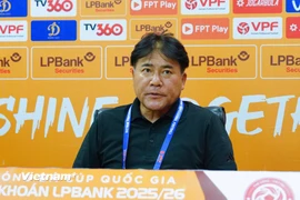 Hà Nội FC chia tay huấn luyện viên Makoto Teguramori sau khởi đầu thất vọng ở mùa giải 2025/26. (Ảnh: Việt Anh/Vietnam+)