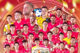 Câu lạc bộ Công an Hà Nội giành Siêu cúp Quốc gia 2024/25. (Ảnh: conganhanoifc)