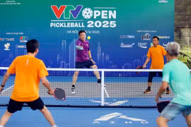 Giải VTV A. O. SMITH Pickleball Open 2025 sẽ khởi tranh từ ngày 24/10 đến 26/10/2025. (Ảnh: vtv)