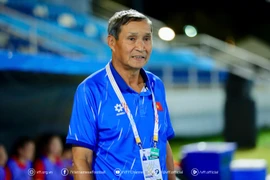 Huấn luyện viên Mai Đức Chung tiếp tục đảm nhận vai trò "thuyền trưởng" của Đội tuyển Nữ Việt Nam. (Ảnh: VFF)