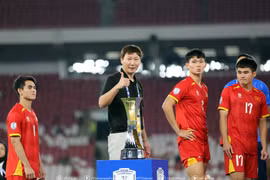 Vượt qua Vòng loại Giải Bóng đá U23 châu Á 2026 là mục tiêu "trong tầm tay" của Đội tuyển U23 Việt Nam. (Ảnh: VFF)