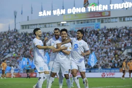 Thép Xanh Nam Định sẽ chính thức vô địch V-League 2024-2025 nếu giành điểm ở cuộc đối đầu với Quảng Nam tại vòng áp chót. (Ảnh: thepxanhnamdinh)