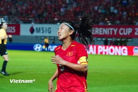 Đội tuyển Nữ Việt Nam nhận thất bại ở bán kết AFF Cup Nữ 2025. (Ảnh: Việt Anh/Vietnam+)