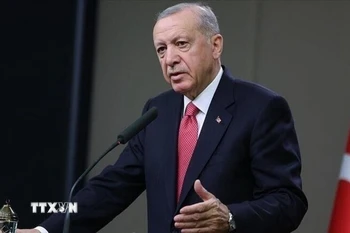 Tổng thống Thổ Nhĩ Kỳ Recep Tayyip Erdogan. (Ảnh: IRNA/TTXVN)