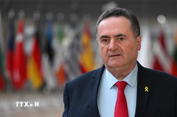 Bộ trưởng Quốc phòng Israel, ông Israel Katz. (Ảnh: AFP/TTXVN)