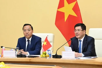 Bộ trưởng Nguyễn Hồng Diên phát biểu tại Khóa họp. (Ảnh: Bộ Công Thương)