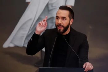 Tổng thống El Salvador Nayib Bukele. (Ảnh: Reuters)