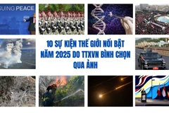 10 sự kiện thế giới nổi bật năm 2025 do TTXVN bình chọn qua ảnh