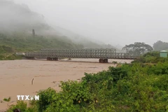 Đề phòng nguy cơ lũ quét, sạt lở đất ở Đà Nẵng và Quảng Ngãi. (Nguồn: TTXVN phát)