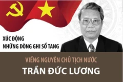 Xúc động những dòng ghi sổ tang viếng nguyên Chủ tịch nước Trần Đức Lương