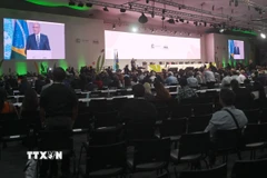 Quang cảnh Hội nghị lần thứ 30 Các bên tham gia Công ước khung của Liên hợp quốc về biến đổi khí hậu (COP30) tại Belem, Brazil. (Nguồn: THX/TTXVN)