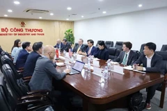 Quang cảnh cuộc làm việc giữa Bộ Công Thương Việt Nam và Bộ Nông nghiệp Hoa Kỳ. (Nguồn: Bộ Công Thương)